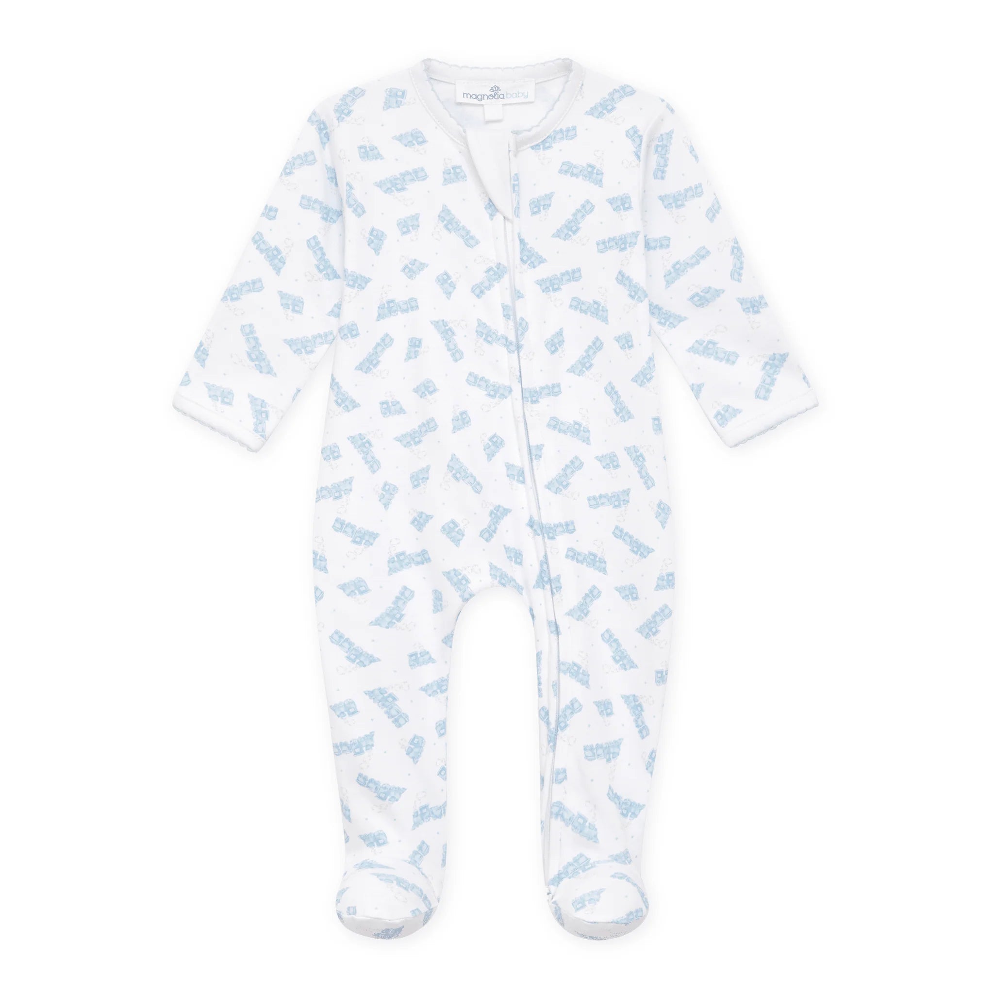 Choo Choo Train Print Footie