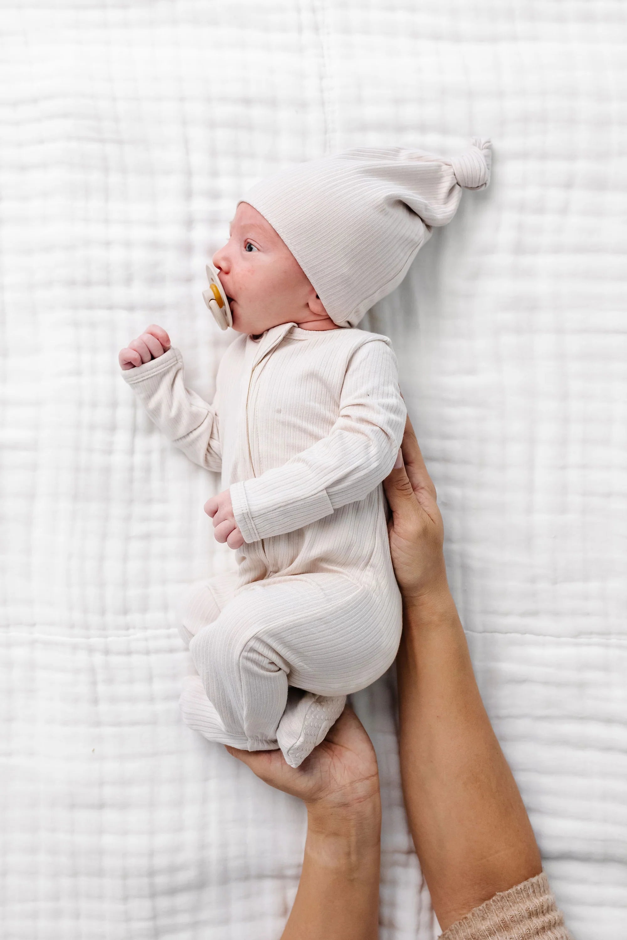 Cove Ribbed Zipper Footies