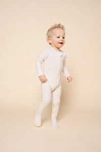 Cove Ribbed Zipper Footies