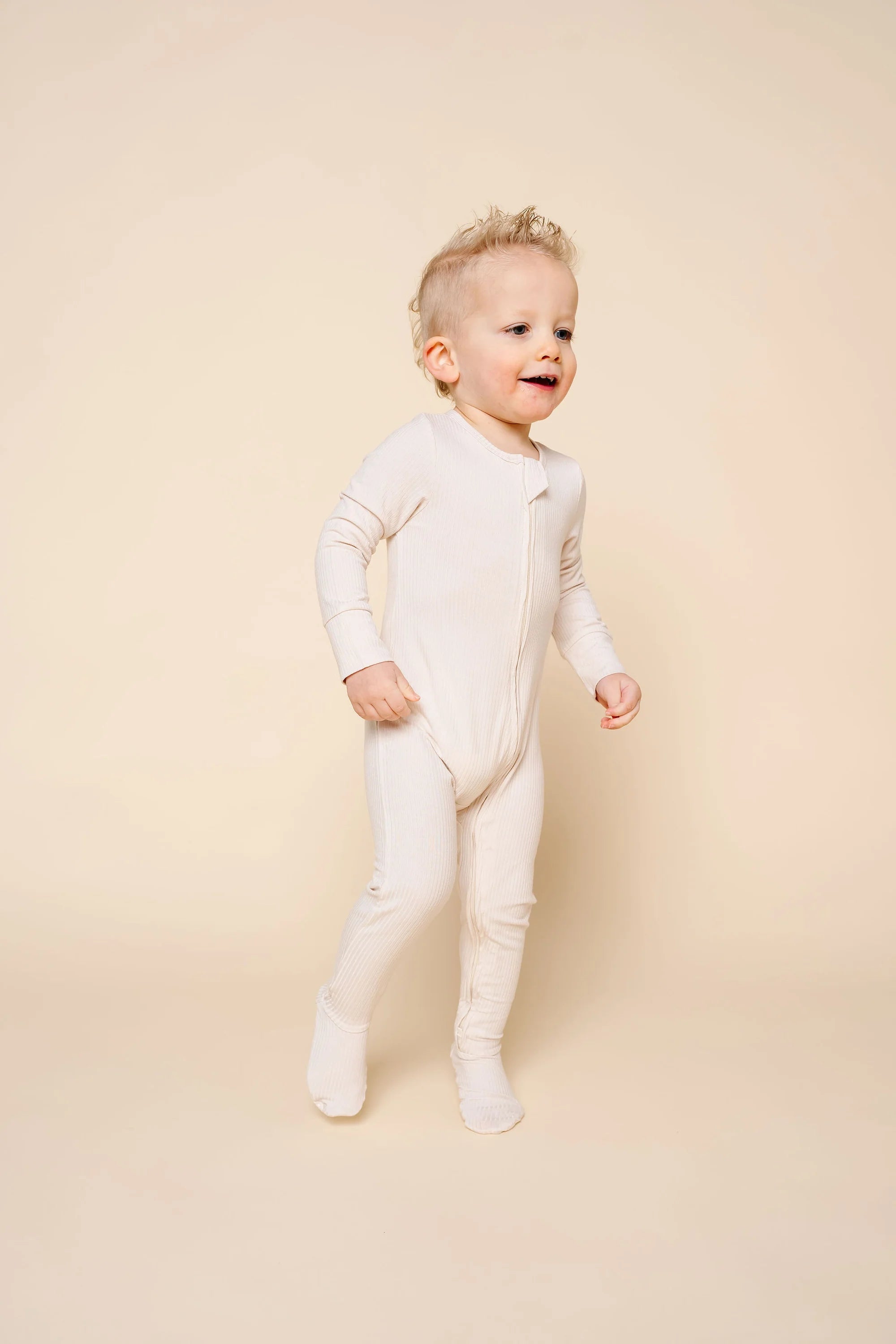 Cove Ribbed Zipper Footies