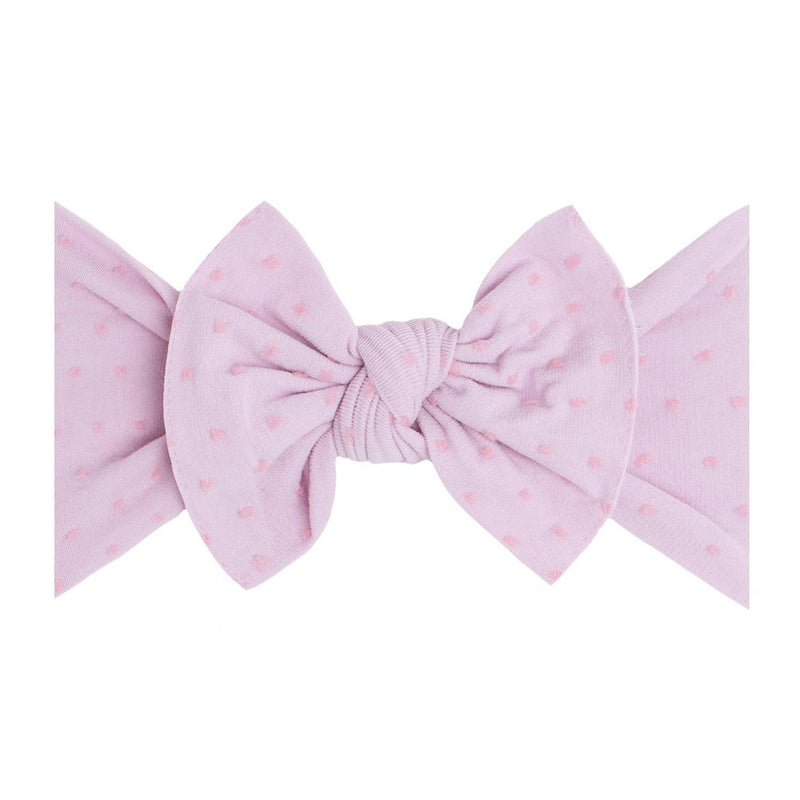 Baby Bling® Shabby Dot Knot soft nylon headband