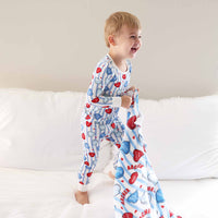 Sweet Like Candy Two Piece Pajama Set | Blue