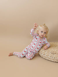 Retro Candy Cane Bamboo Two Piece Set