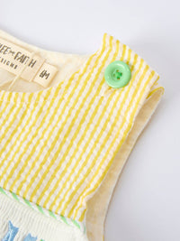 "Jesus Loves Me" Embroidered Boys Romper