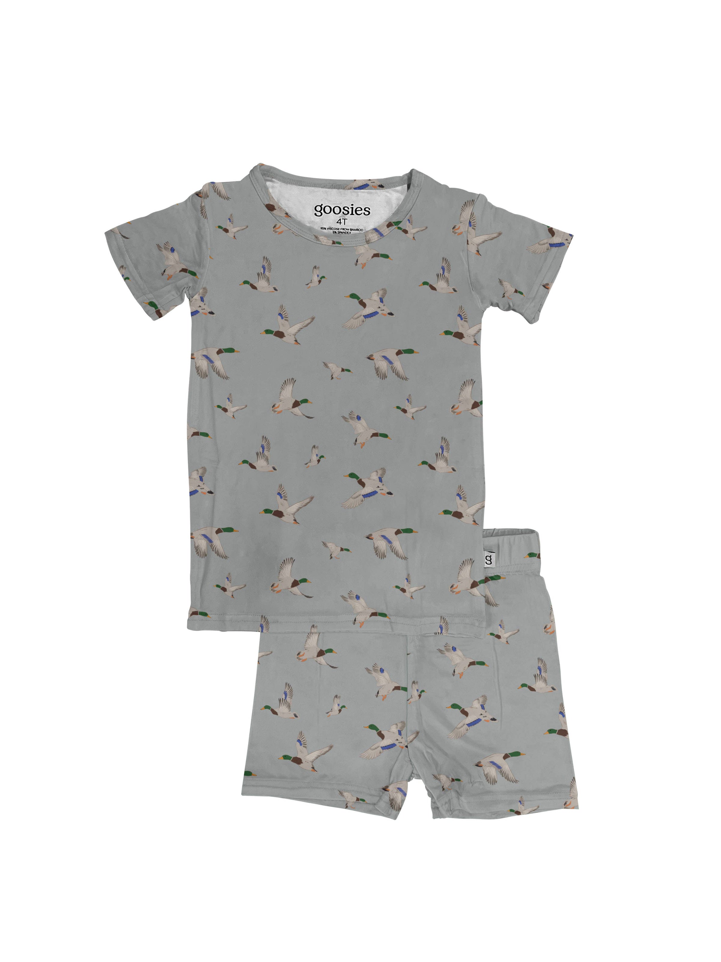 Short Sleeve 2pc PJs - Mallard Ducks