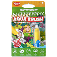 Old Testament #1 Aqua Brush Activity Book, Reusable Travel Activity