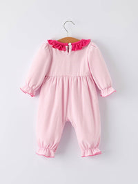 Santa Applique Ruffle Romper