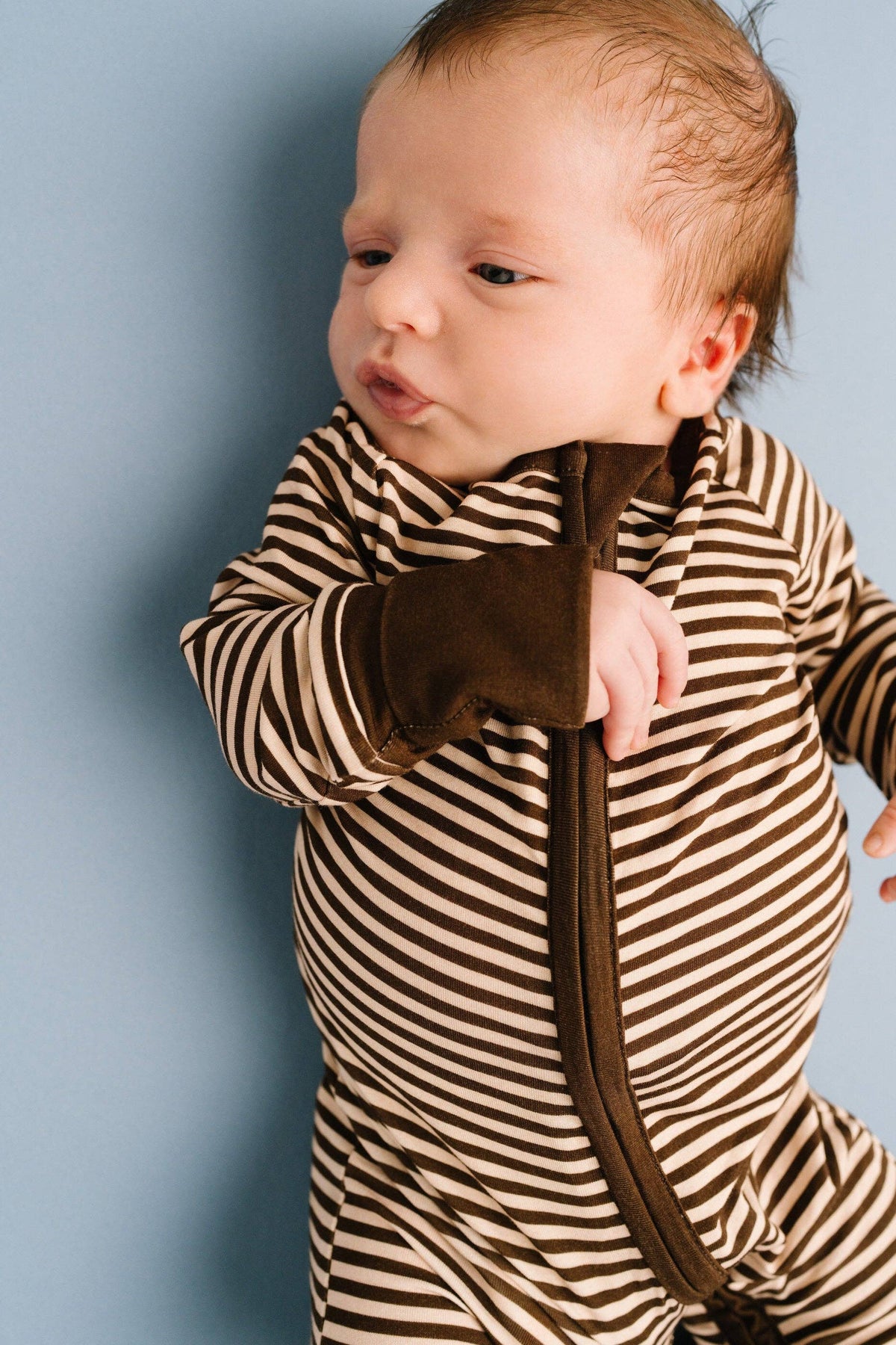 Espresso Stripe Bamboo Sleeper