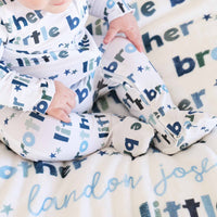 Little Brother Zipper Footie