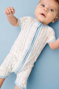 Dainty Bows Bamboo Short Romper