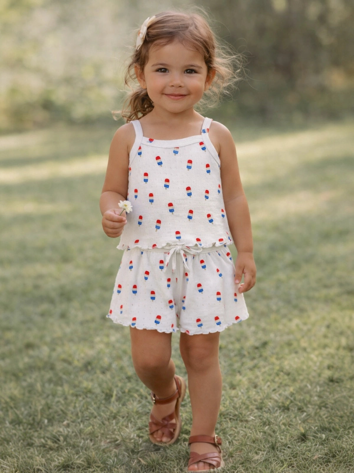 Popsicle / Organic Pointelle Summer Set