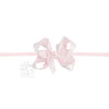 Satin Bow with Pantyhose Headband