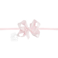Satin Bow with Pantyhose Headband