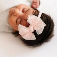 Baby Bling® Tulle Baby FAB® Skinny Tulle Bow Headband