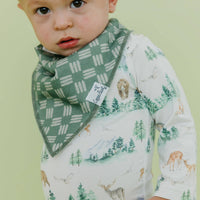 4 Pack Baby Bandana Bibs - Grayson