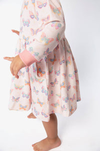 Butterfly Bliss - Sweatshirt Dress