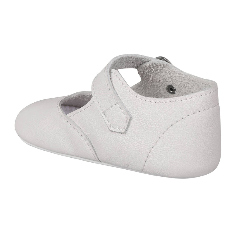 Darcy Crib-White Leather