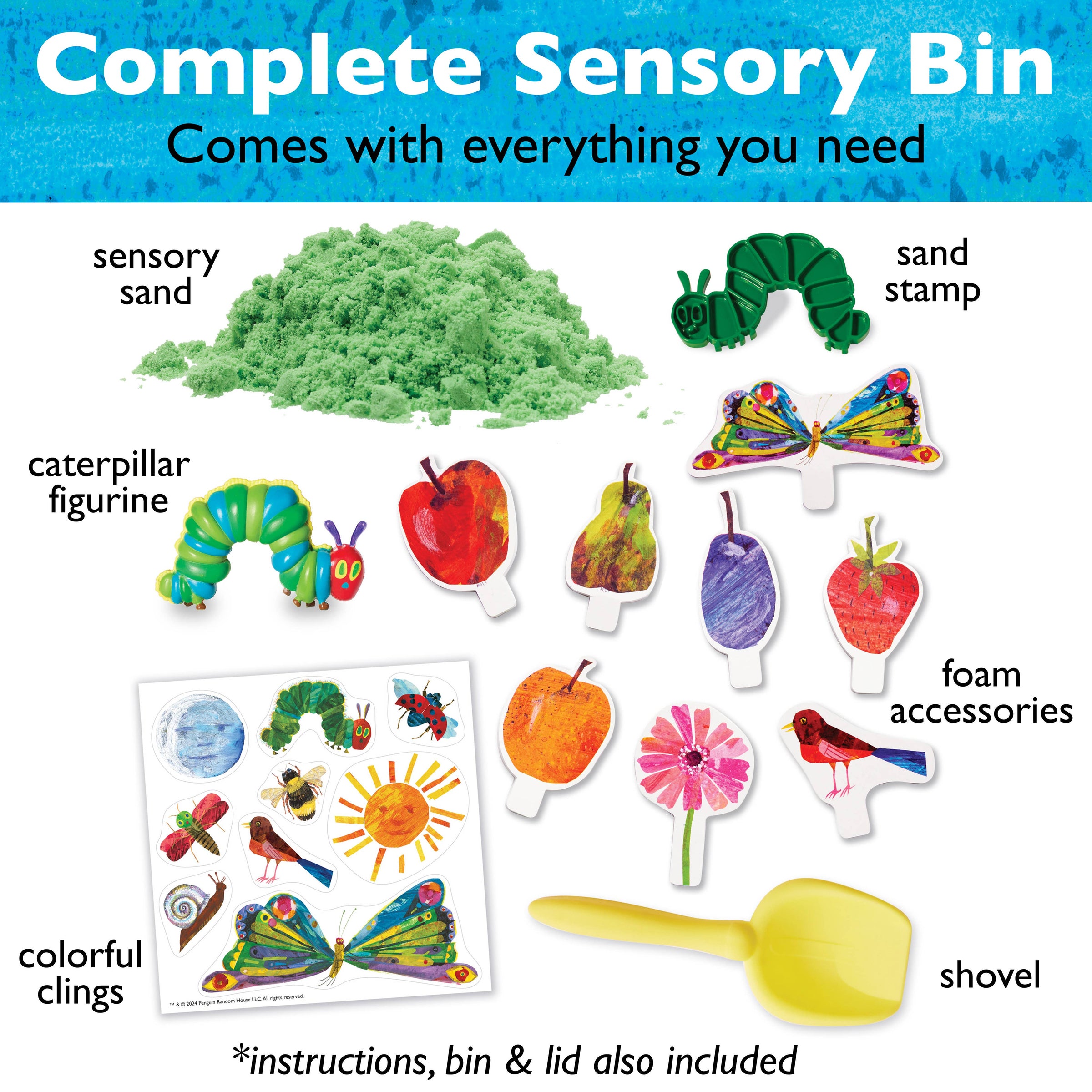 Sensory Bin The Very Hungry Caterpillar Activity Bin