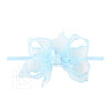 Scalloped Organza Bow Headband