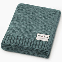 Cotton Swaddle Receiving Baby Blanket (Mult. Colors)
