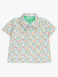 Boys Hoppy Eggs Knit Performance Polo