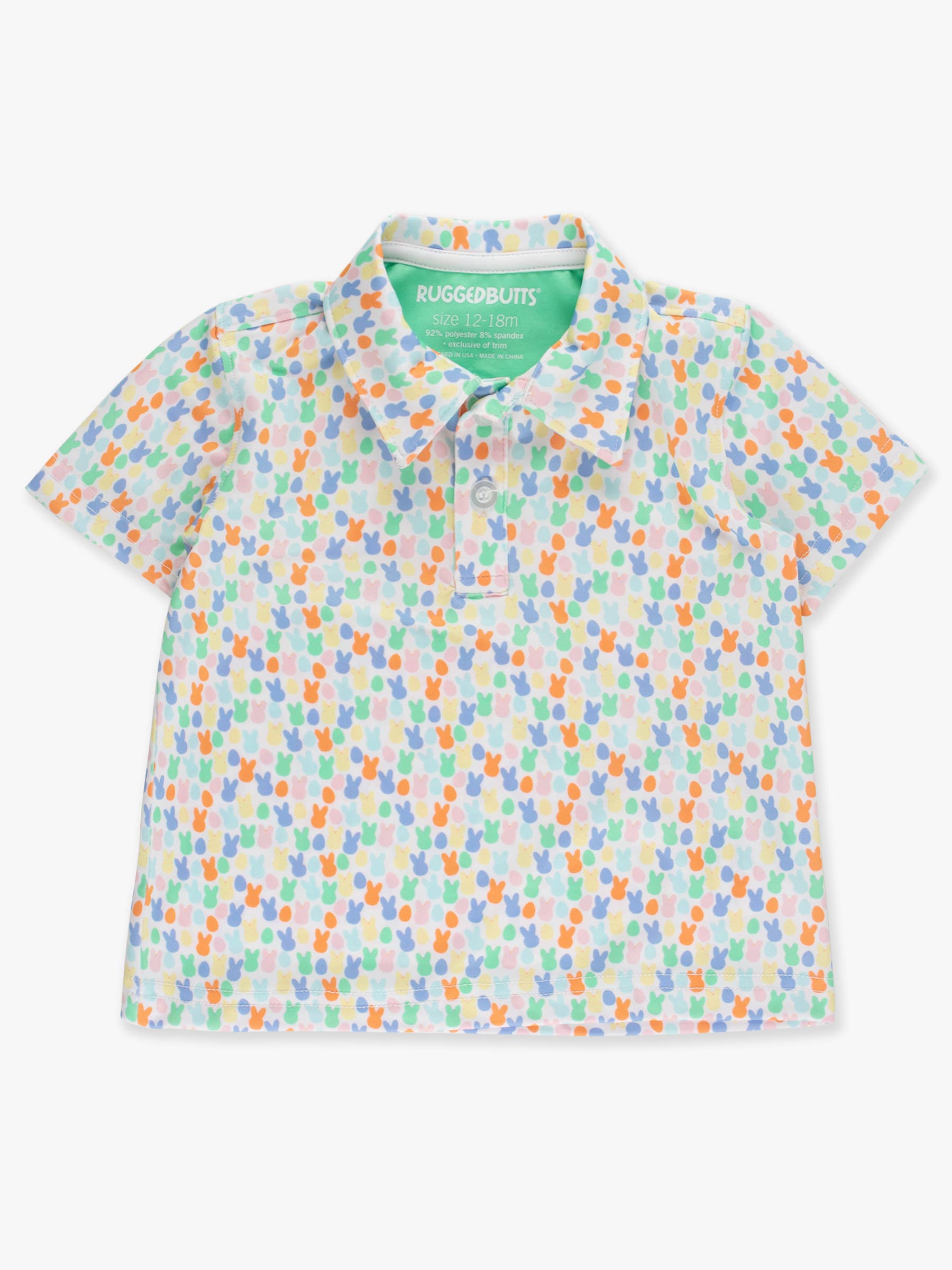 Boys Hoppy Eggs Knit Performance Polo