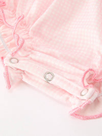 Pink Goose Ruffle Collar Bubble