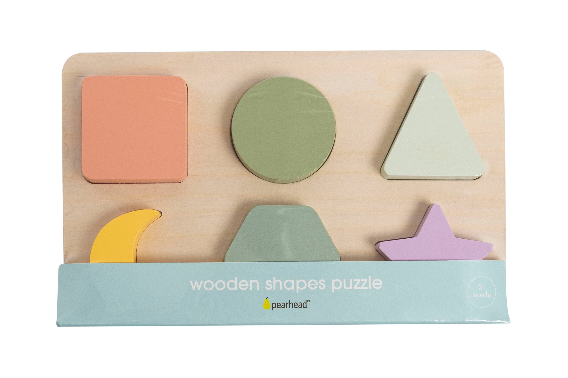 Wooden Shapes Puzzle (Developmental Learning Toy)
