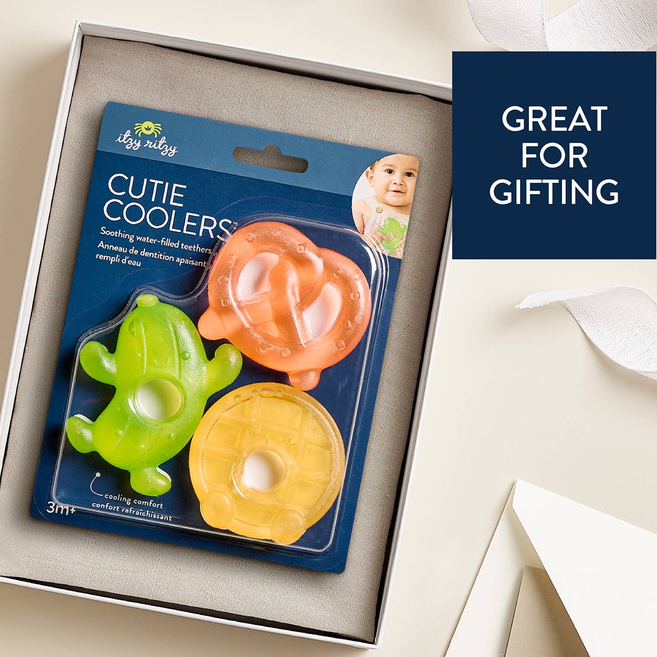 Cutie Coolers™ Water Filled Teethers (3-pack)