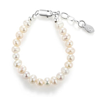 Sterling Silver Freshwater Pearl Baby Girl Bracelet - Zoey