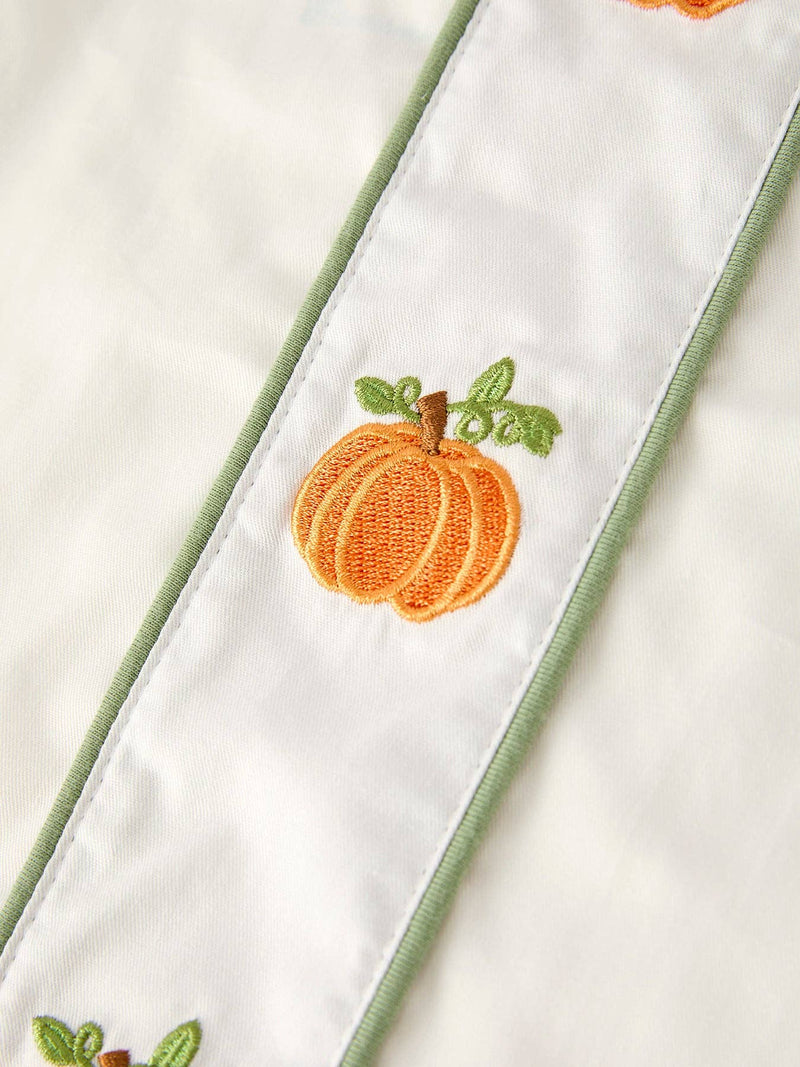Pumpkin Applique Boy's Set