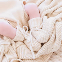 Knit Baby Booties