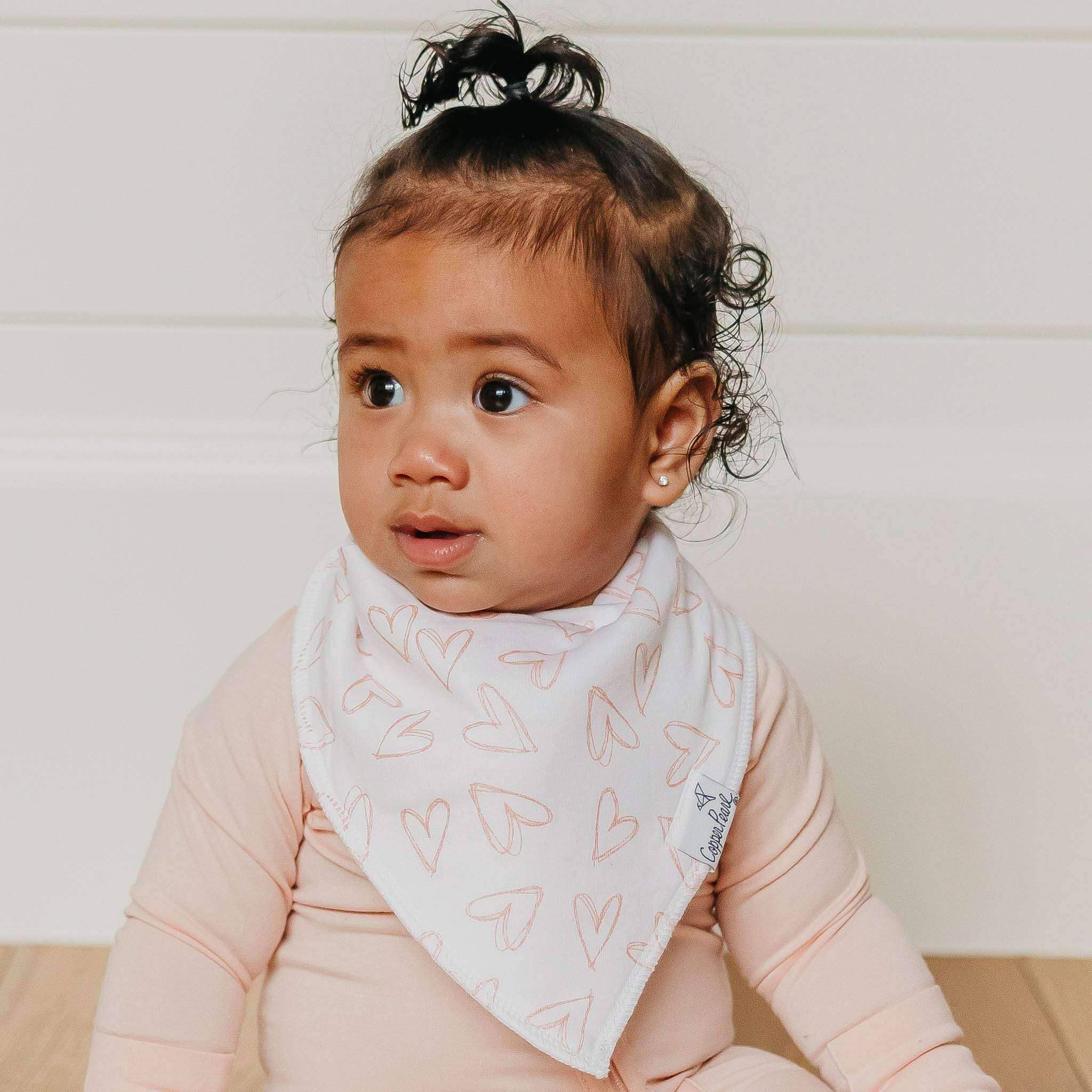 Lola - 4 Pack Baby Bandana Bibs
