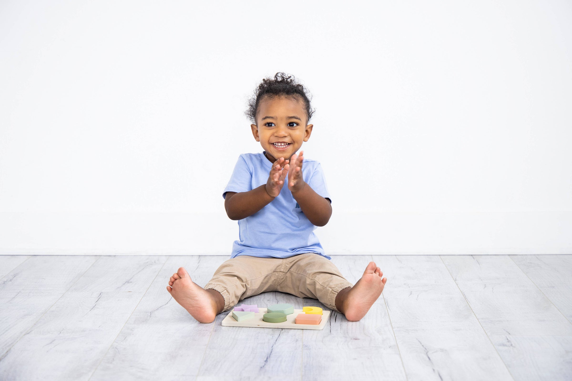 Wooden Shapes Puzzle (Developmental Learning Toy)