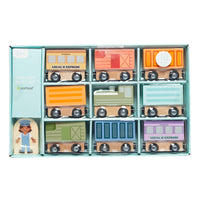 Wooden Magnetic Train Montessori Play Set