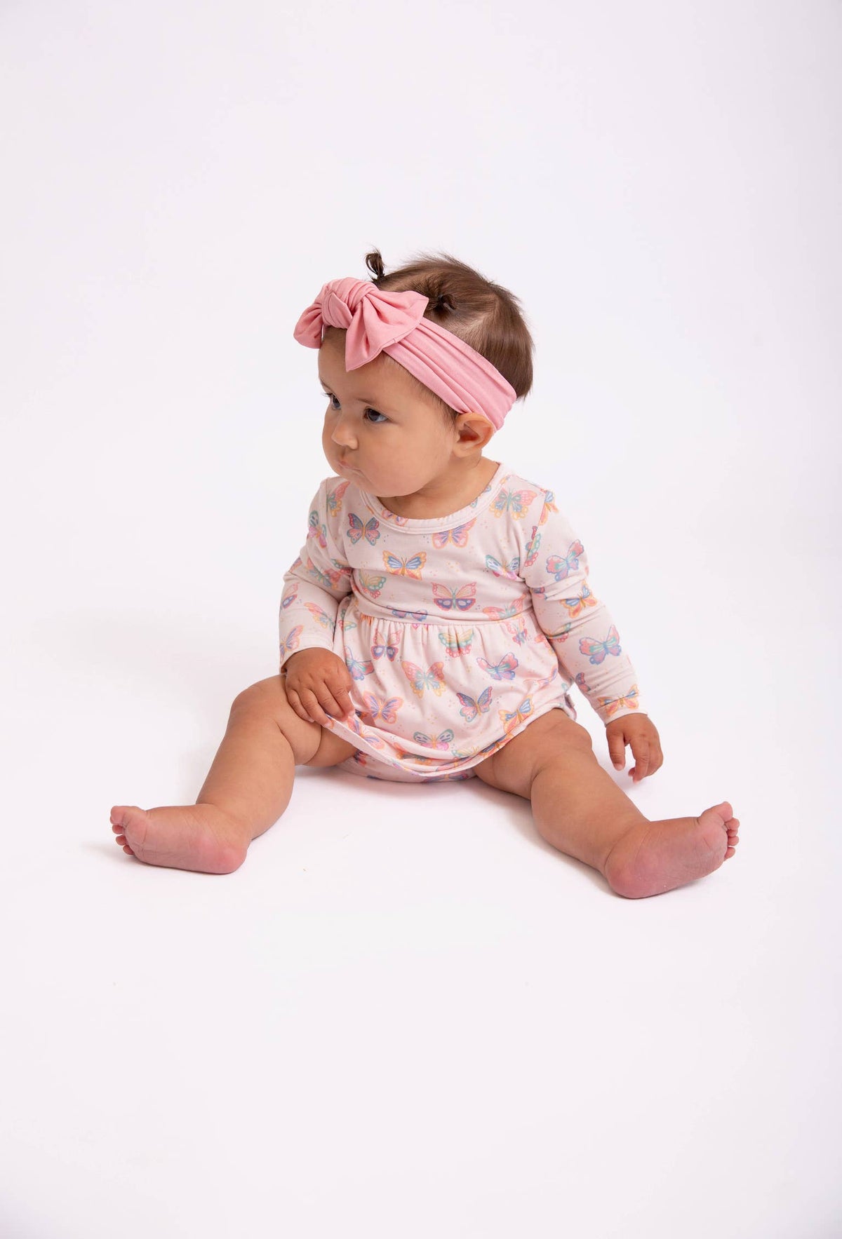 Butterfly Bliss - LS Bodysuit Dress