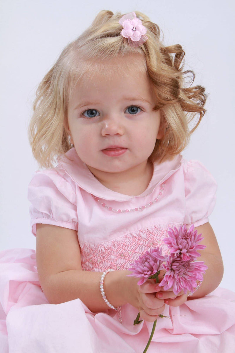 Sterling Silver & Pink Pearl Bracelet - Addie