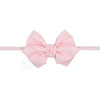 Pantyhose Headband w/ Mini Euro Bow