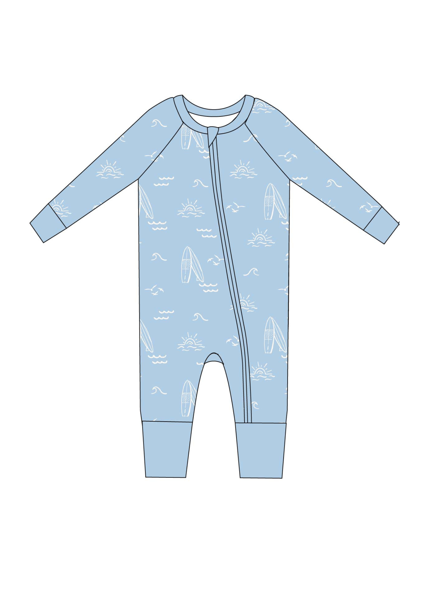 Surfs Up Zip Jam Sleeper