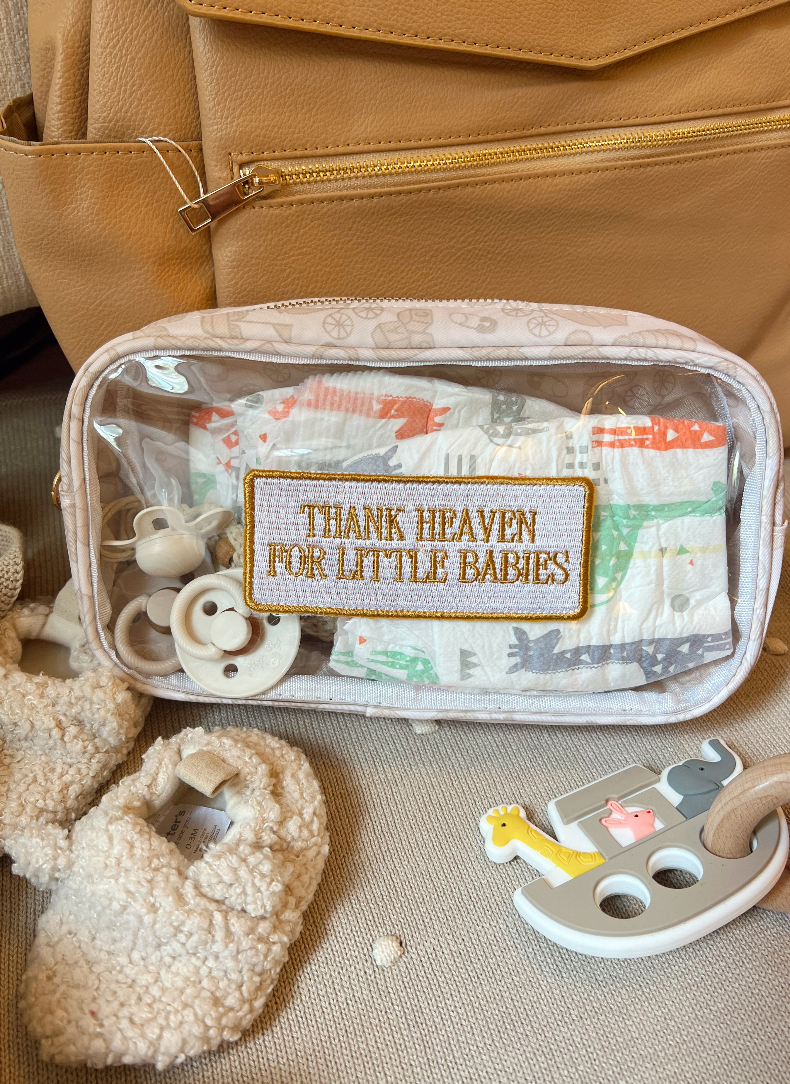 Thank Heaven For - Medium Clear Bag
