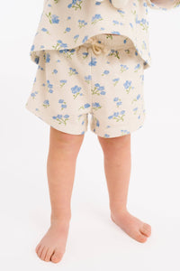 Blue Blooms Slouchy Set