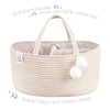 Rope Diaper Caddy - Beige