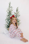Retro Candy Cane Bamboo Two Piece Set