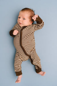 Espresso Stripe Bamboo Sleeper