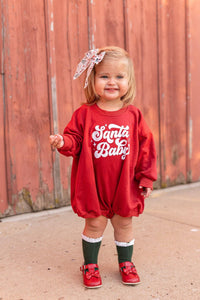 Santa Baby Christmas Sweatshirt Bubble
