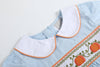 Pumpkin Vine Smocked Dress