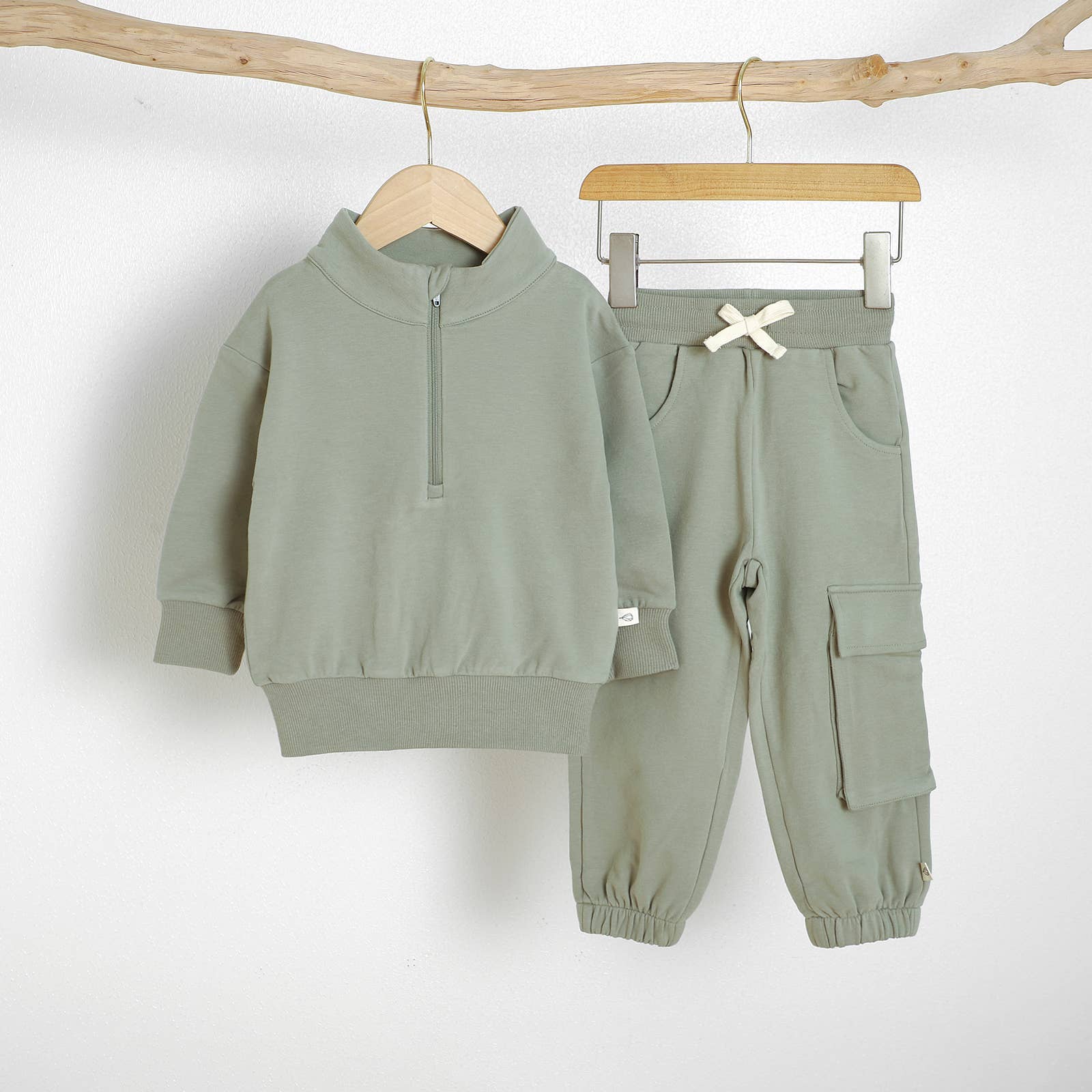 The French Terry Organic Cotton Beach Jogger Set