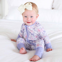 Leighton's Lavender Convertible Zip Romper