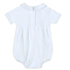 Landon's Classics Smocked Bubble - Light Blue