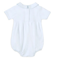 Landon's Classics Smocked Bubble - Light Blue